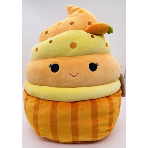 Squishmallows Other - NWT Squishmallows 16" Keisha the Carrot Cupcake Squishdate 5.30.2023